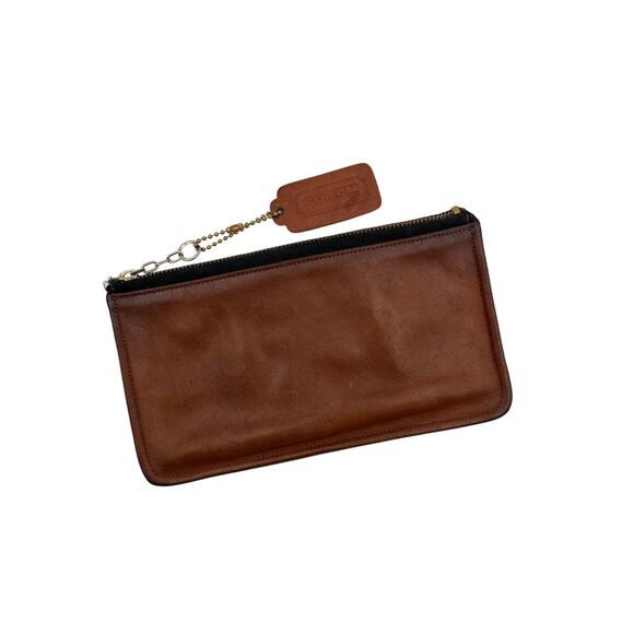 Coach Skinny Make Up Kit 7170 British Tan Leather - Picture 1 of 7